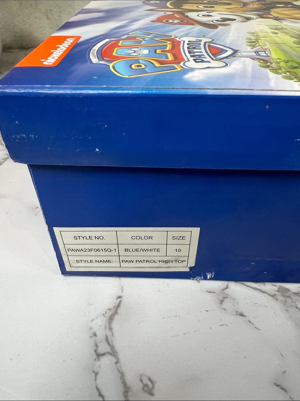 PAW PATROL HIGH TOP - TODDLER SIZE 10 - Picture 9 of 9